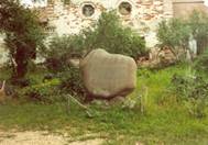 Памятный камень в м. Борок